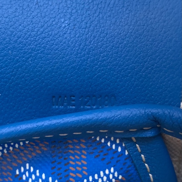 GOYARD
Goyardine Calfskin Mini Alpin Backpack Blue - Picture 6 of 9